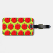 Étiquette À Bagage Motif de tomate de carton mou (Dos horizontal)