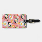 Étiquette À Bagage Motif de tomate et d'oeufs au plat (Devant horizontal)