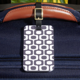 Étiquette À Bagage Motif de trottoir d'Ipanema, Motif de plage, Brési