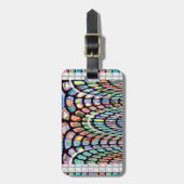 Étiquette À Bagage Motif de vague abstrait miniature de FineArt sur (Devant Vertical)