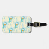 Étiquette À Bagage Motif de vagues mou (Devant horizontal)