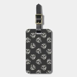 Étiquette À Bagage Motif de voilier dessiné par craie