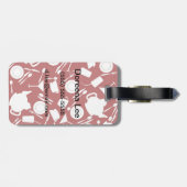 Étiquette À Bagage Motif des éléments de cuisine (Dos horizontal)