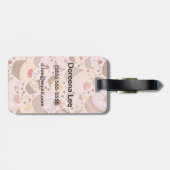 Étiquette À Bagage Motif des petits gâteaux de célébration (Dos horizontal)