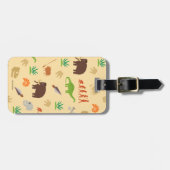 Étiquette À Bagage Motif d'évolution (Devant horizontal)