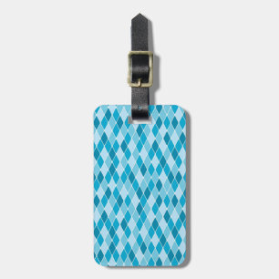 Étiquette À Bagage Motif d'hiver de harlequin