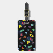 Étiquette À Bagage Motif d'icône de véhicule Batwheel™ (Devant Vertical)