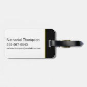 Étiquette À Bagage Motif d'icône de véhicule Batwheel™ (Dos horizontal)