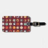 Étiquette À Bagage Motif d'icônes de dessin animé Harry Potter (Devant horizontal)