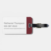 Étiquette À Bagage Motif d'icônes de dessin animé Harry Potter (Dos horizontal)