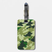 Étiquette À Bagage motif d'impression de camouflage (Dos Vertical)