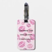 Étiquette À Bagage Motif d'impression de la forme de baiser du bâton (Dos Vertical)