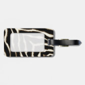 Étiquette À Bagage Motif d'impression personnalisé en gras Zebra (Dos horizontal)