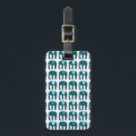 Étiquette À Bagage Motif Eléphants Bleus Cute CUSTOMISÉ<br><div class="desc">Préparez-vous pour vos vacances avec cette étiquette de bagage joyeuse - vous pouvez ajouter vos coordonnées à l'autre côté ou sélectionner un design à un côté. Design dessiné à la main par moi pour vous ! Modifiez la couleur ou la police du lettrage comme vous le souhaitez. Consultez mon magasin...</div>
