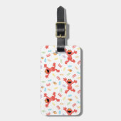 Étiquette À Bagage Motif Elmo Crayon (Devant Vertical)