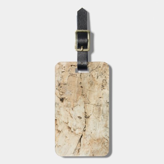 Étiquette À Bagage Motif en bois (Devant Vertical)