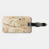 Étiquette À Bagage Motif en bois (Dos horizontal)