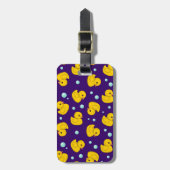 Étiquette À Bagage Motif en caoutchouc de canard (Devant Vertical)