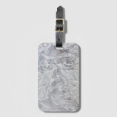 Étiquette À Bagage Motif en marbre (Devant Vertical)