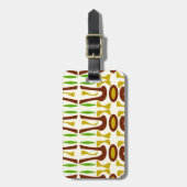 Étiquette À Bagage Motif épopée Tiki Jungle Kitschy (Devant Vertical)