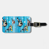 Étiquette À Bagage Motif étoilé des filles Powerpuff (Devant horizontal)