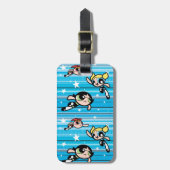 Étiquette À Bagage Motif étoilé des filles Powerpuff (Devant Vertical)
