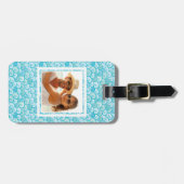 Étiquette À Bagage Motif fait sur commande de mer de photo (Devant horizontal)