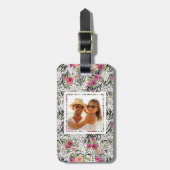 Étiquette À Bagage Motif fait sur commande de photo avec des posters (Devant Vertical)