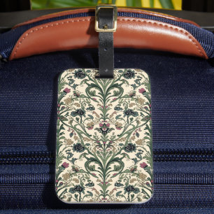 Étiquette À Bagage Motif floral Art Nouveau de William Morris Compton