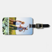 Étiquette À Bagage Motif floral de jungle faite sur commande de photo (Devant horizontal)