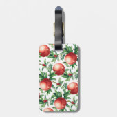 Étiquette À Bagage Motif Garnet (Dos Vertical)