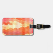 Étiquette À Bagage motif géométrique 1 (Devant horizontal)