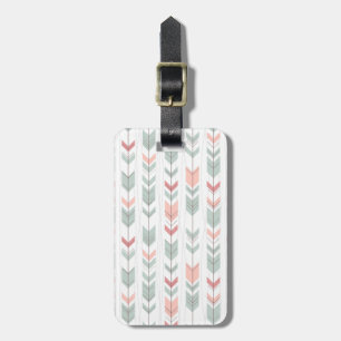 Étiquette À Bagage Motif géométrique dans le rétro style