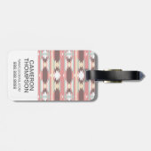 Étiquette À Bagage Motif géométrique de photo faite sur commande dans (Dos horizontal)