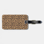 Étiquette À Bagage Motif guépard (Dos horizontal)