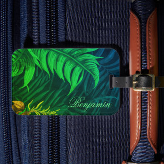 Étiquette À Bagage Motif hawaïen tropical personnalisé