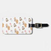 Étiquette À Bagage Motif japonais Wagashi (Devant horizontal)