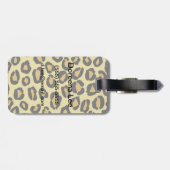 Étiquette À Bagage Motif léopard (Dos horizontal)