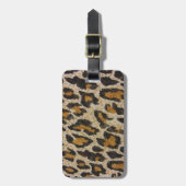 Étiquette À Bagage Motif — Leopard (Devant Vertical)