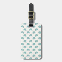 Motif mignon turquoise d'éléphant