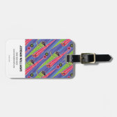 Étiquette À Bagage Motif Miraculaire Kwamis Tikki & Plagg (Devant horizontal)