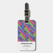 Étiquette À Bagage Motif Miraculaire Kwamis Tikki & Plagg (Devant Vertical)