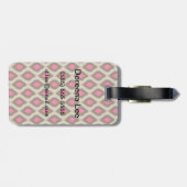 Étiquette À Bagage Motif moderne d'ikat (Dos horizontal)