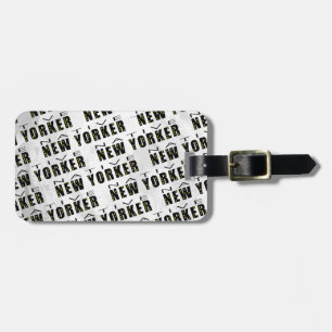 Étiquette À Bagage Motif natif du New Yorker