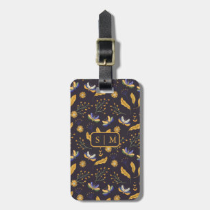 Étiquette À Bagage Motif papillon de la teigne