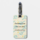 Étiquette À Bagage Motif petit-déjeuner (Dos Vertical)