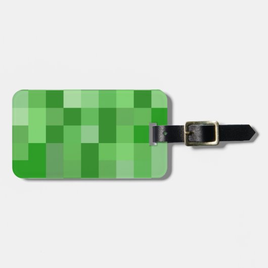 Étiquette À Bagage Motif Pixel RPG Gamer (Devant horizontal)