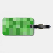 Étiquette À Bagage Motif Pixel RPG Gamer (Dos horizontal)