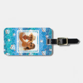 Étiquette À Bagage Motif rocheux de mer de photo faite sur commande (Devant horizontal)