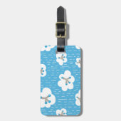 Étiquette À Bagage Motif scientifique de chimie organique Molecule Ge (Devant Vertical)